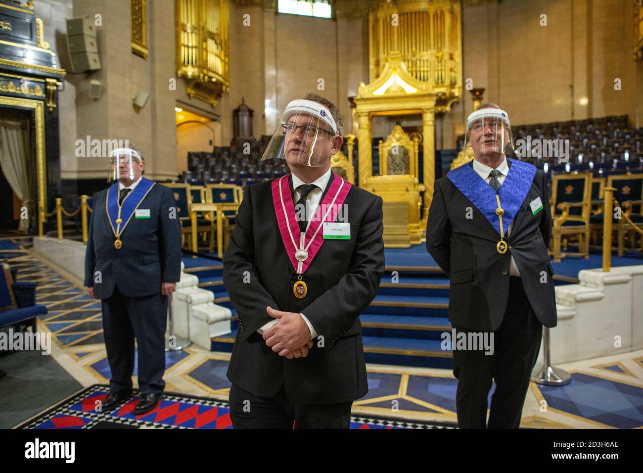 Freemasons' Hall a Londra, sede centrale della United Grand Lodge of England e luogo d'incontro per i Masonic Lodges, Queen Street, Covent Garden. Foto Stock