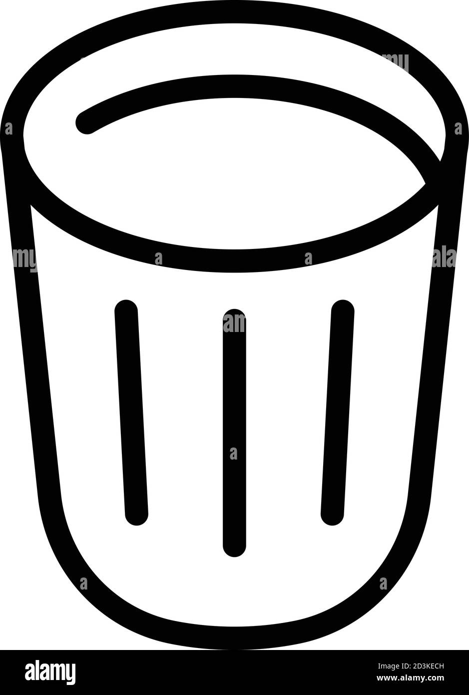 Icona della tazza del gusto, stile del contorno Illustrazione Vettoriale