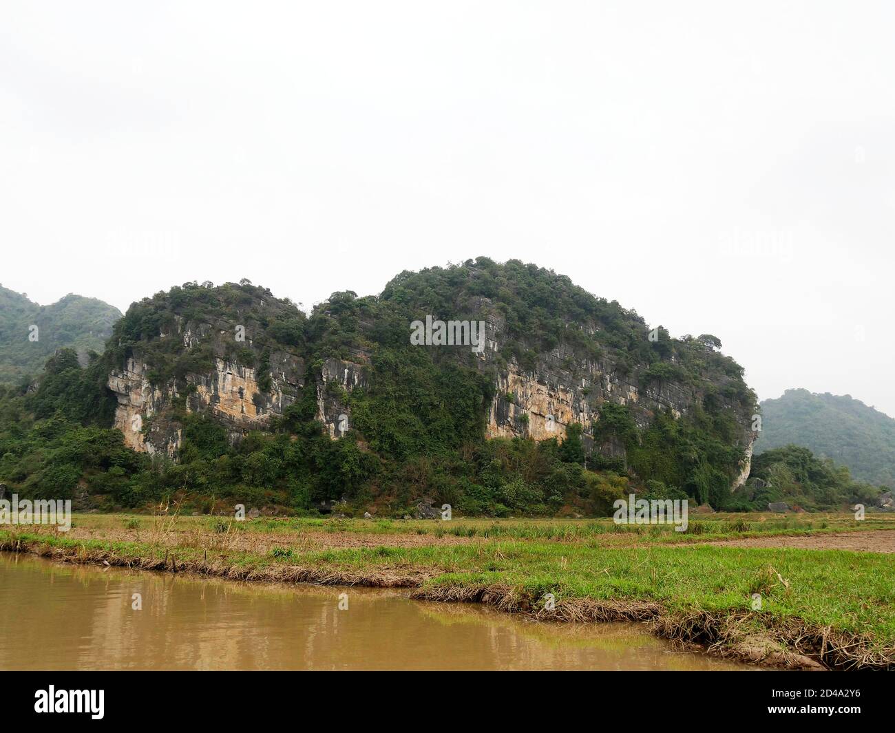 Vietnam, zona di Ninh Binh, Hoa Lu, Paesaggio Foto Stock