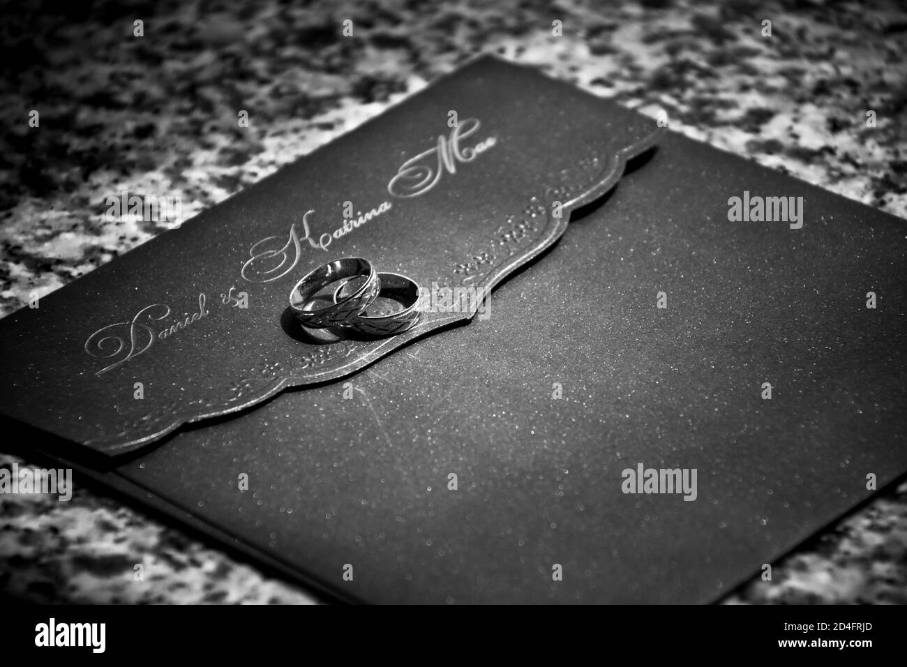 fotografia di cibo durante un matrimonio Foto Stock