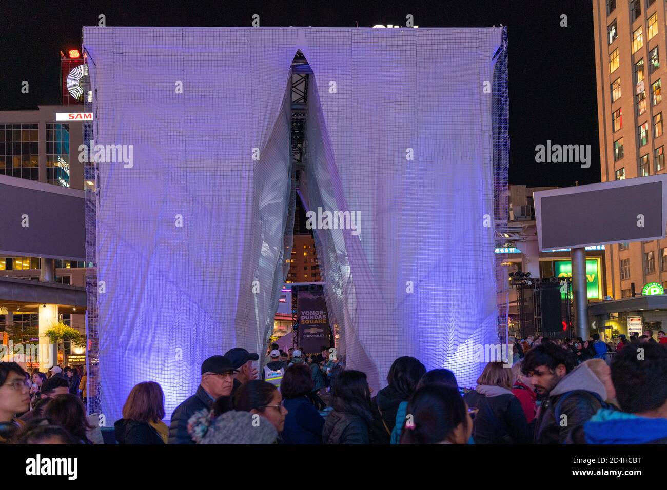 'Nuit Blanche' festival di arte e cultura a Toronto, Canada, 2019 Foto Stock