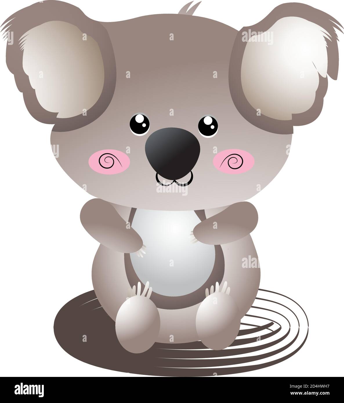 Cartone di un koala Illustrazione Vettoriale
