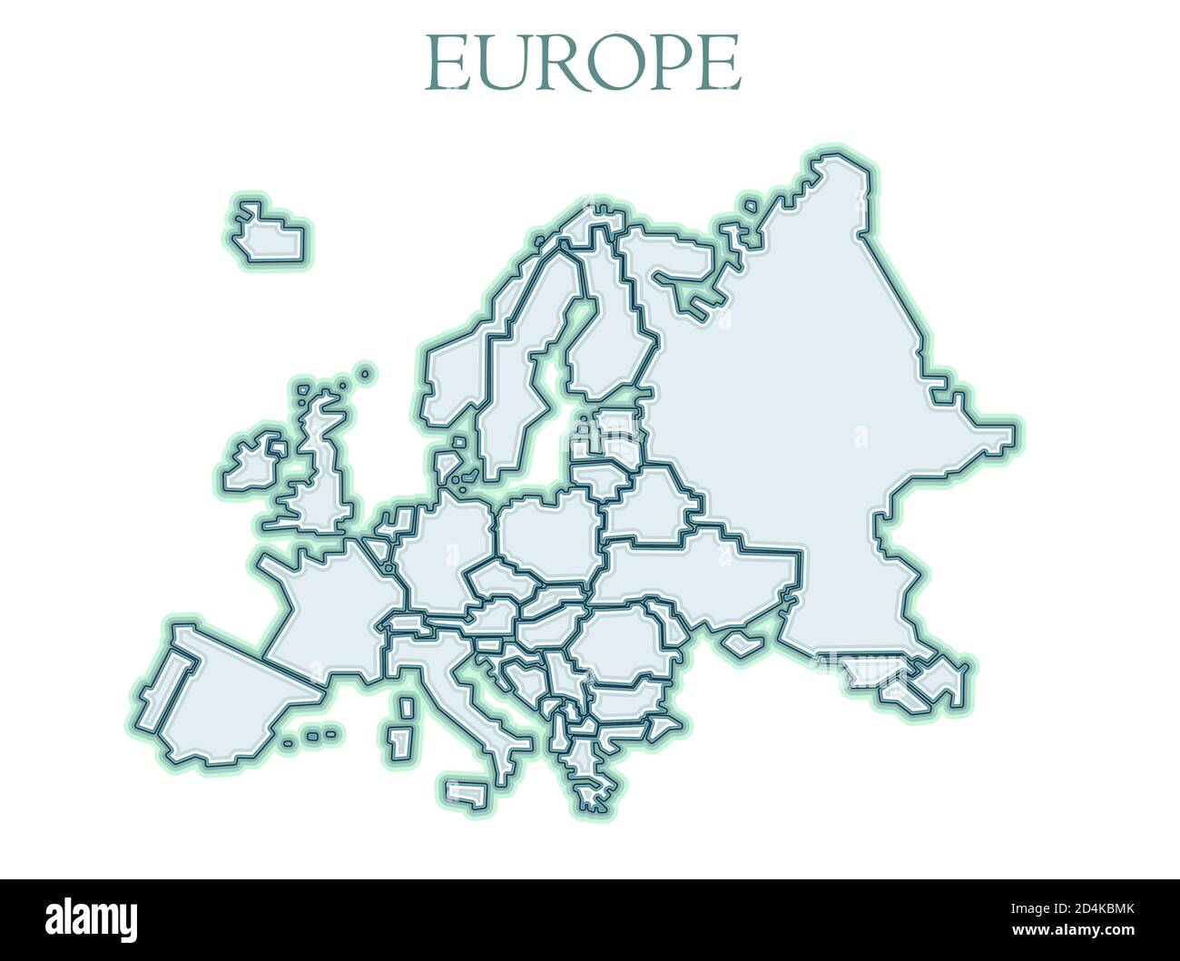 riassunto, sfondo, belgio, cartografia, concept, contour, country, danimarca, design, inghilterra, estonia, europa, europa, europeo, mappa europea, piatto Foto Stock