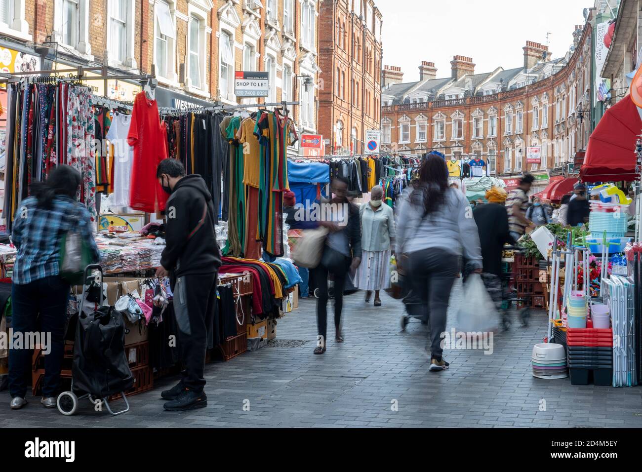 Electric Avenue il 17 settembre 2020 a Brixton nel Regno Unito. Foto di Sam Mellish Foto Stock