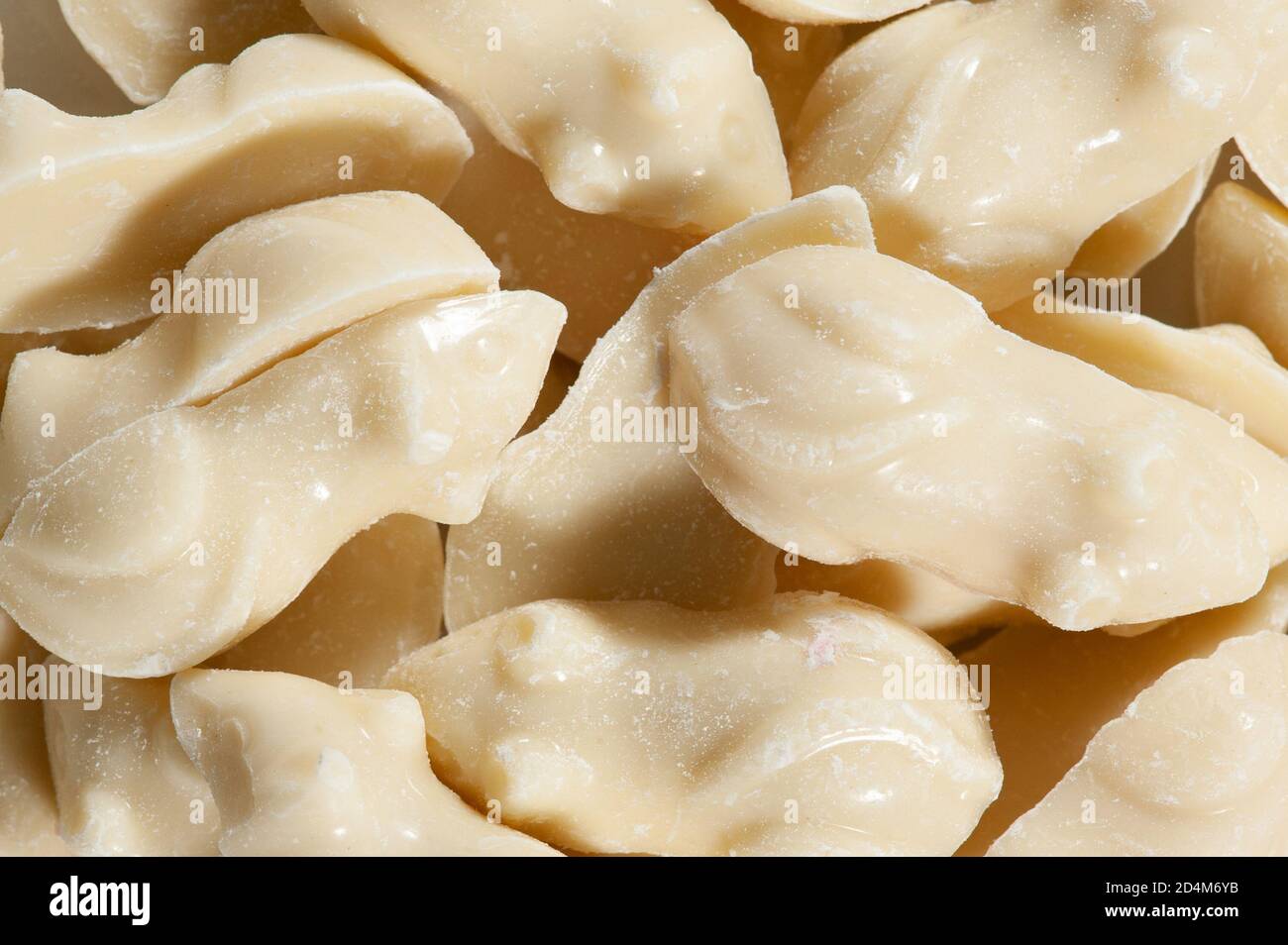 Topi al cioccolato bianco, dolci antichi Foto Stock