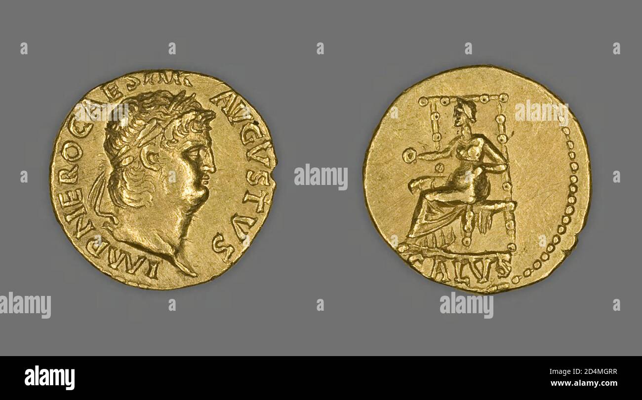 Ritratti di persone importanti appaiono sulla valuta locale in tutto il mondo. Lo stesso dicasi per l'antica Roma che iniziò a produrre il suo primo conio alla fine del IV secolo a.C.. Le prime monete raffigurato le teste degli dei e delle dea sul lato anteriore spesso in profilo, mentre il retro raffigura gli animali risorse naturali simboli e riferimenti a eventi storici. Non fu fino al 44 a.C. che il ritratto di un personâ vivente, Julius Caesarâ, apparve sulle monete. Successivamente i ritratti di profilo dei governanti o di altri membri della famiglia imperiale divennero il soggetto standard sulle monete in tutto l'EMPI romano Foto Stock