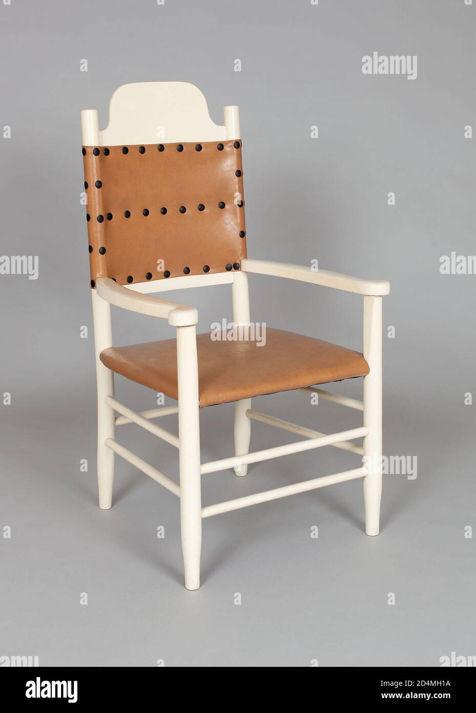 Poltrona (parte di un set) - c. Data: 1885; disegnata da Louis Comfort Tiffany; americana; 1848-1933; realizzata da J. Matthew Meier e Ernest Hagen; americana; 1830-1913 e 1822-1889; New York Foto Stock