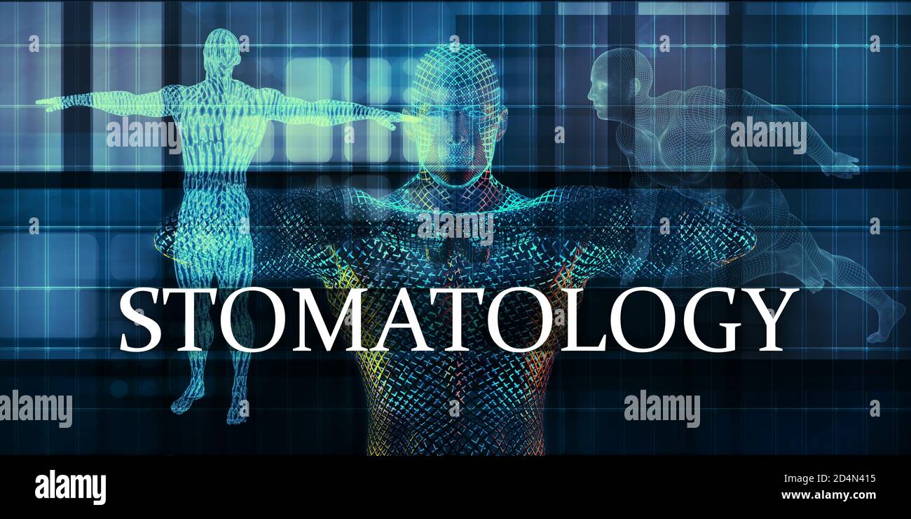 Studio di Medicina Stomatologica come concetto medico Foto Stock