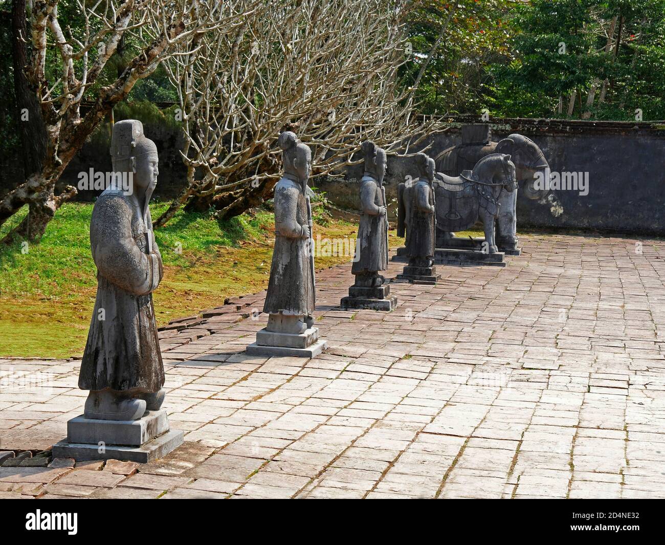 Vietnam, provincia di Thua Thien Hue, Città di Hue, Patrimonio Mondiale dell'UNESCO, Città Proibita o Città Viola nel cuore della Città Imperiale, min Foto Stock