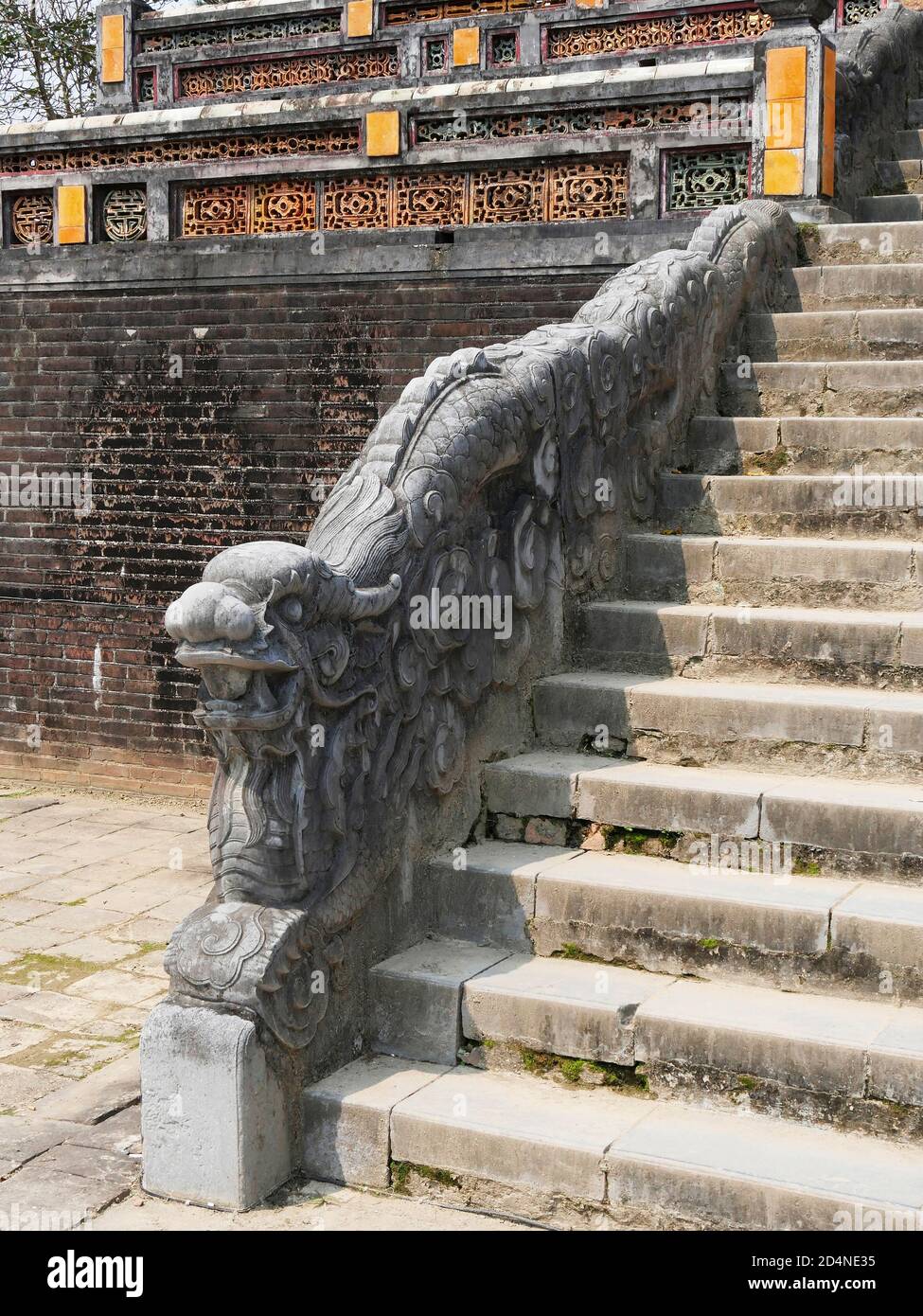 Vietnam, provincia di Thua Thien Hue, Città di Hue, Patrimonio Mondiale dell'UNESCO, Città Proibita o Città Viola nel cuore della Città Imperiale, min Foto Stock