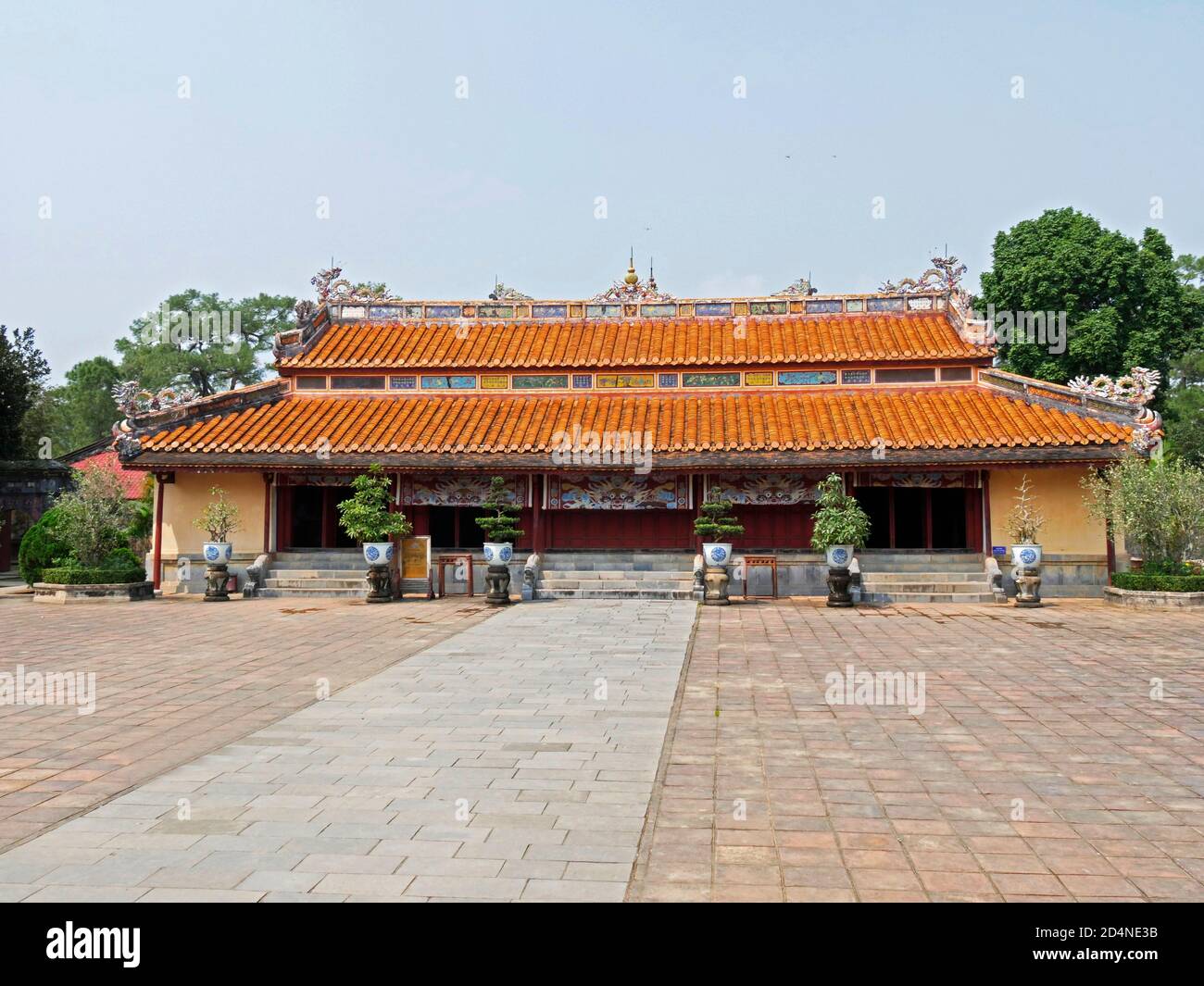 Vietnam, provincia di Thua Thien Hue, Città di Hue, Patrimonio Mondiale dell'UNESCO, Città Proibita o Città Viola nel cuore della Città Imperiale, min Foto Stock