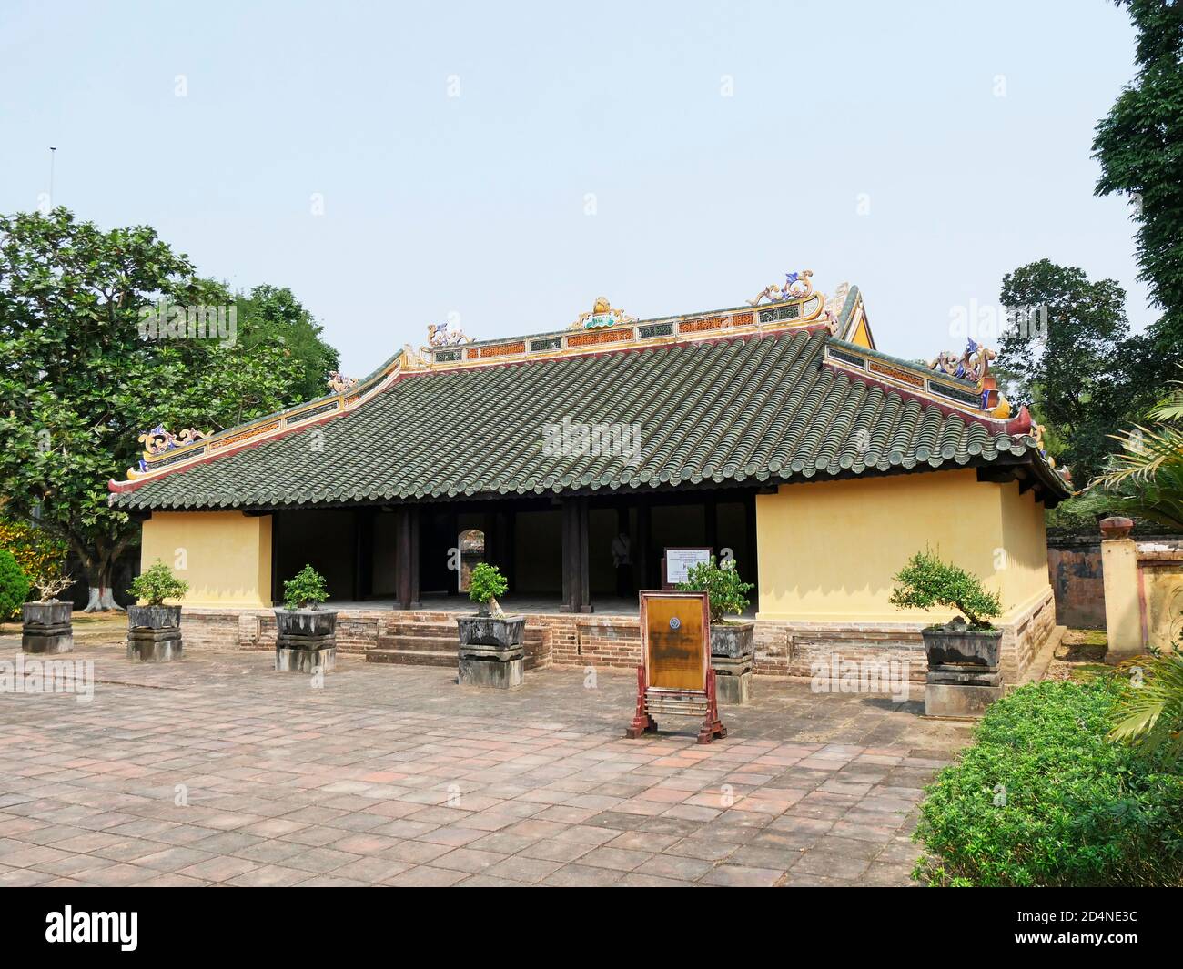 Vietnam, provincia di Thua Thien Hue, Città di Hue, Patrimonio Mondiale dell'UNESCO, Città Proibita o Città Viola nel cuore della Città Imperiale, min Foto Stock