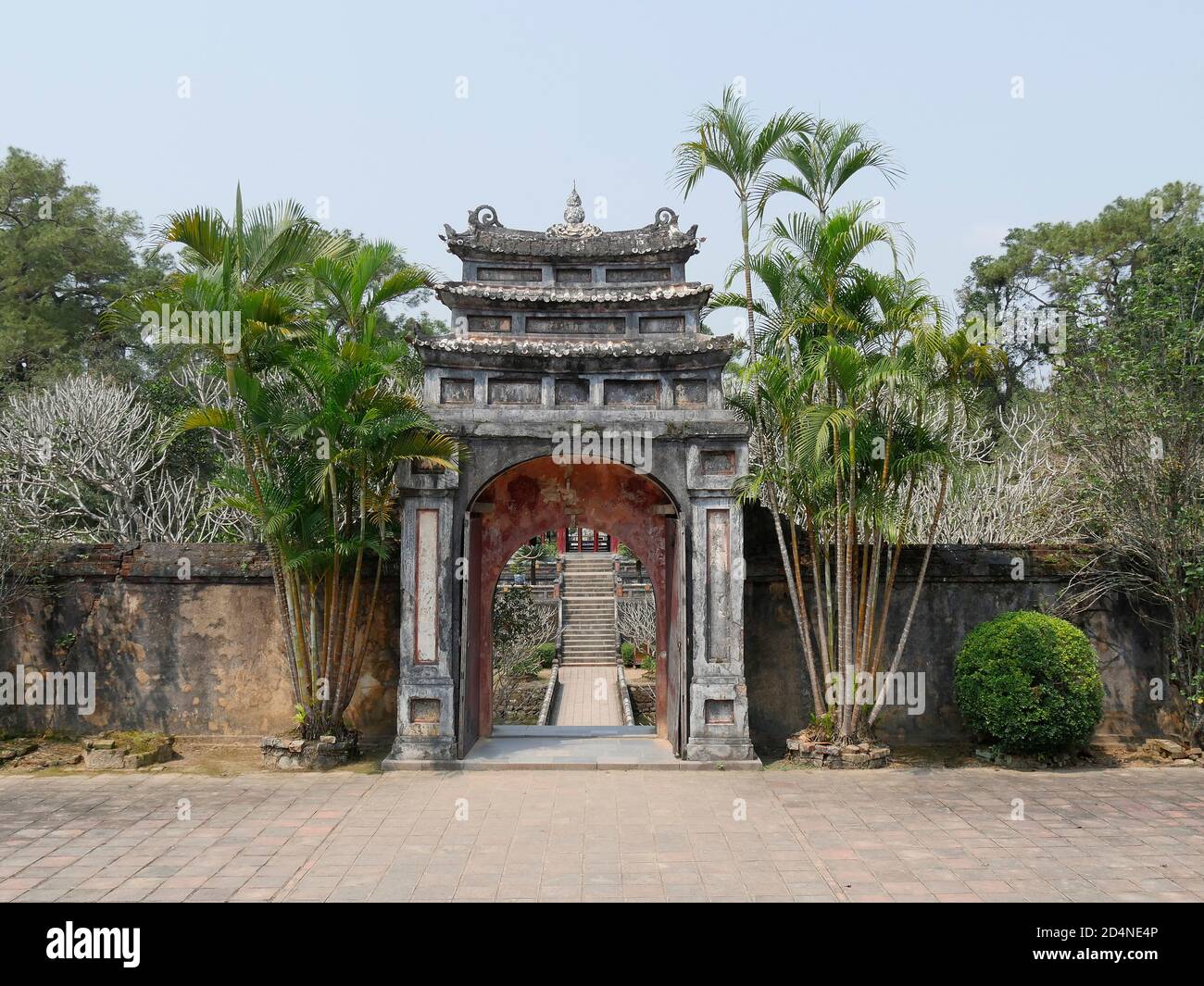 Vietnam, provincia di Thua Thien Hue, Città di Hue, Patrimonio Mondiale dell'UNESCO, Città Proibita o Città Viola nel cuore della Città Imperiale, min Foto Stock