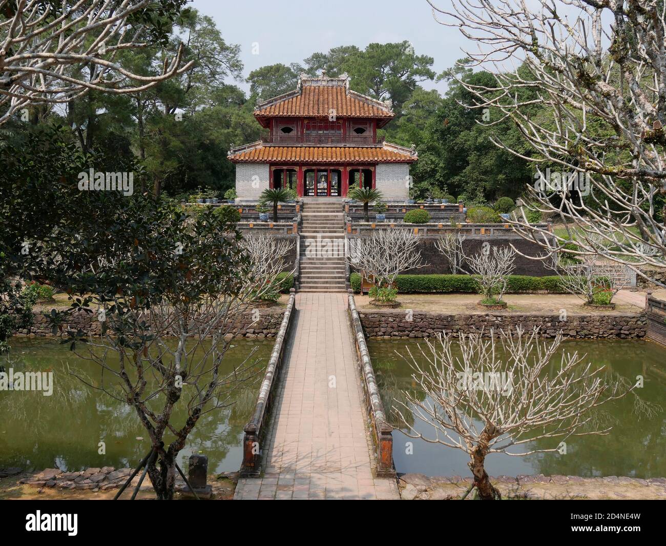 Vietnam, provincia di Thua Thien Hue, Città di Hue, Patrimonio Mondiale dell'UNESCO, Città Proibita o Città Viola nel cuore della Città Imperiale, min Foto Stock