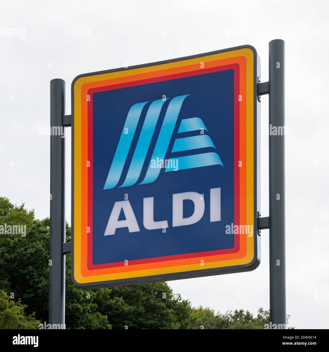 Logo e firma Aldi Supermarket Foto Stock