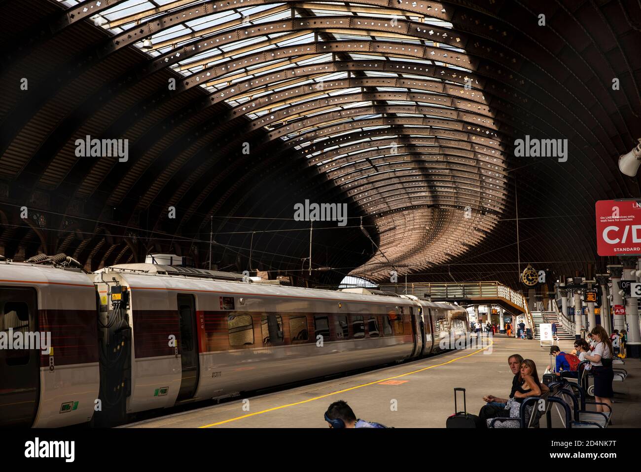 Regno Unito, Inghilterra, Yorkshire, York, stazione ferroviaria Foto Stock