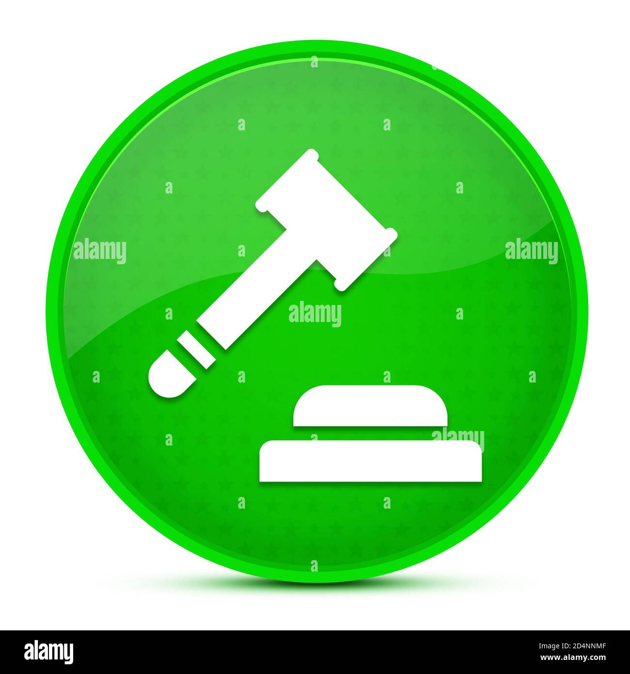 Asta estetica verde lucido pulsante rotondo illustrazione astratta Foto Stock