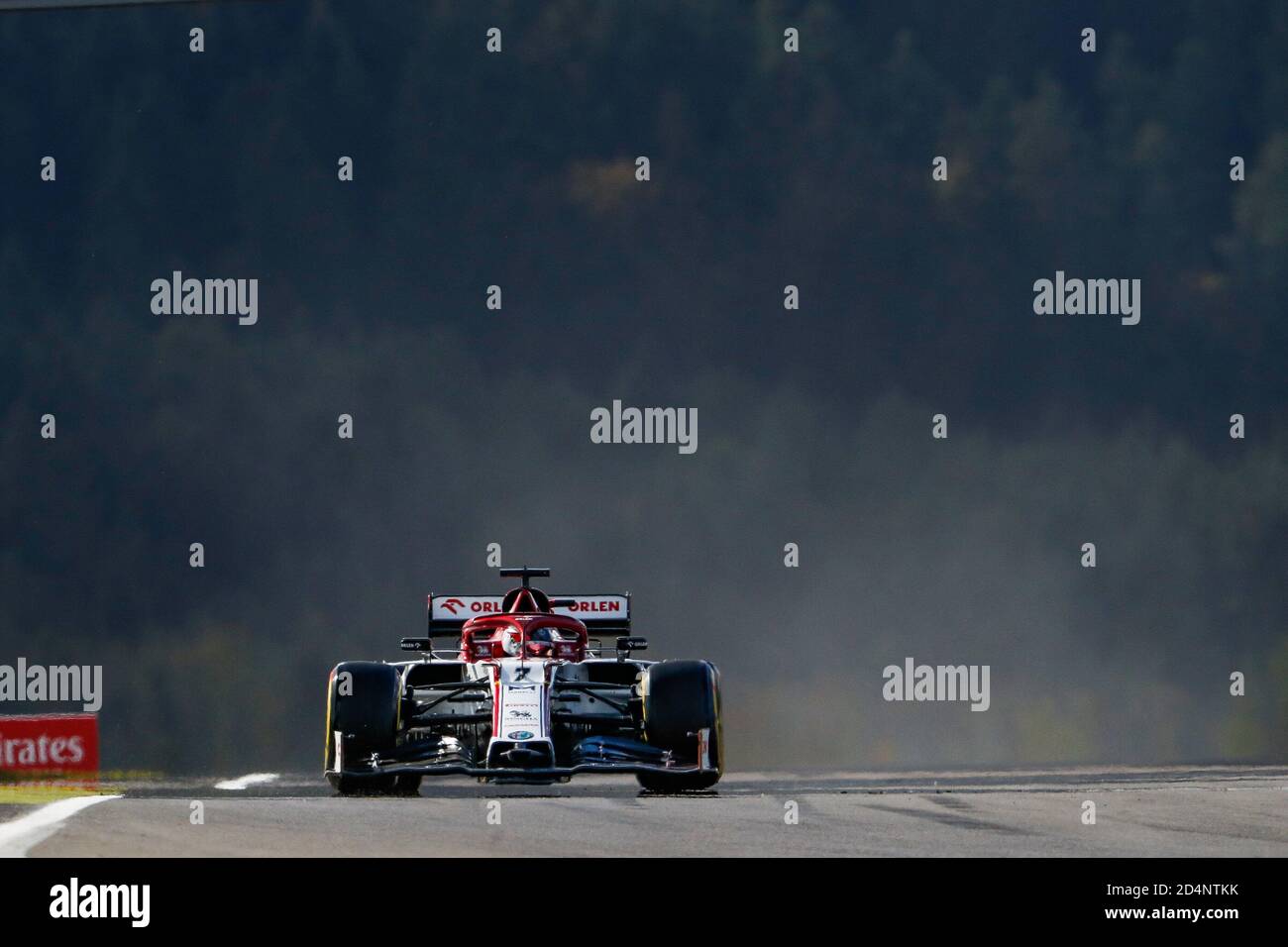 Nurburg, Germania. 10 Ott 2020. Nurburgring, 10 Ott 2020, 07 RAIKKONEN Kimi (fin), Alfa Romeo Racing ORLEN C39, azione in occasione della Formula 1 Aramco Grosser Preis Der Eifel 2020, Gran Premio di Eifel, dal 9 al 11 ottobre 2020 sulla N.rburgring, a N.rburg, Germania - Foto Antonin Vincent DPPI durante la Formula 1 Aramco Grosser Preis Der Eifel 2020, Gran Premio di Eifel - Campionato di Formula 1 - Credit: LM Credit: LPS/ZUMA Wire/Alamy Live News Foto Stock