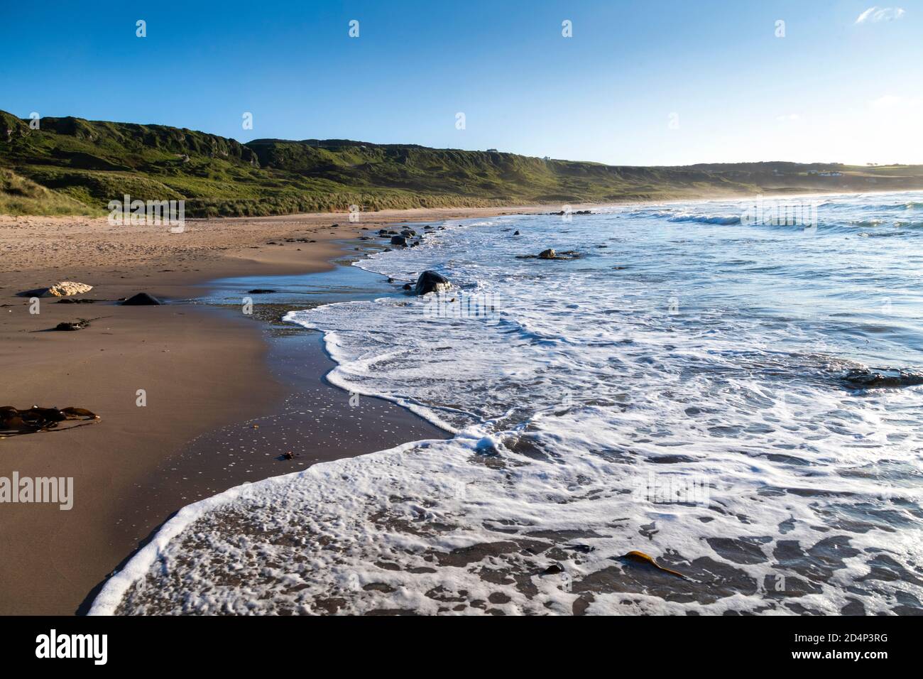 White Park Bay, Antrim Coast, Irlanda del Nord Foto Stock