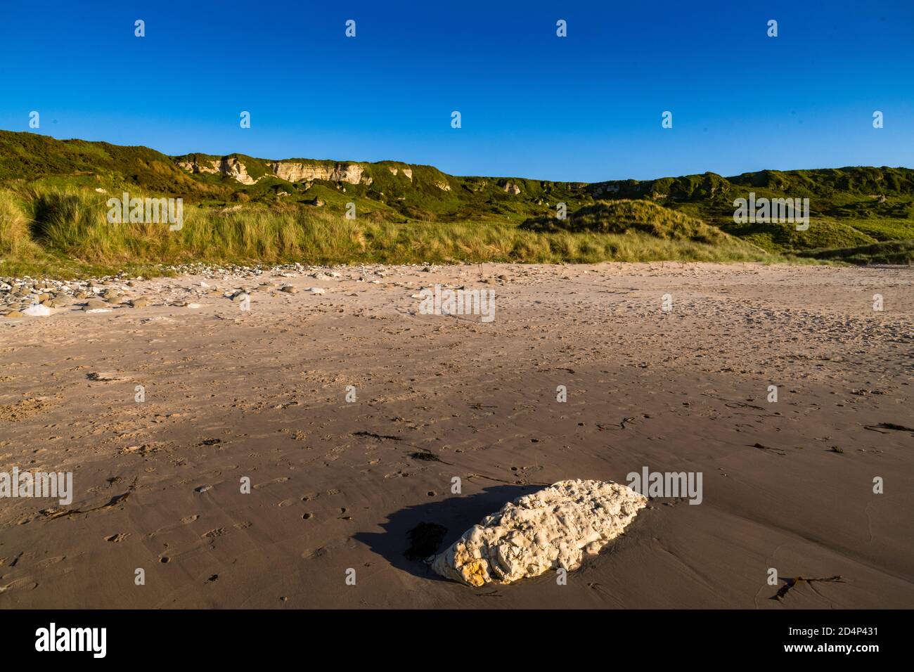 White Park Bay, Antrim Coast, Irlanda del Nord Foto Stock