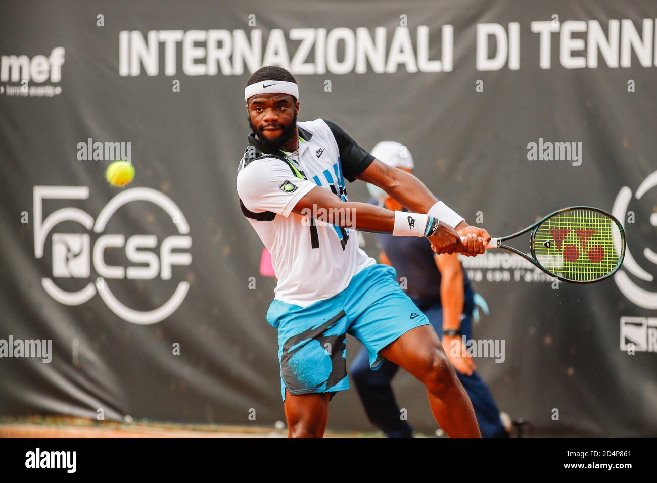 rances Tiafoe durante l'ATP Challenger 125 - internazionali Emilia Romagna, Tennis Internationals, parma, Italy, 09 Oct 2020 Credit: LM/Roberta Corradin Foto Stock