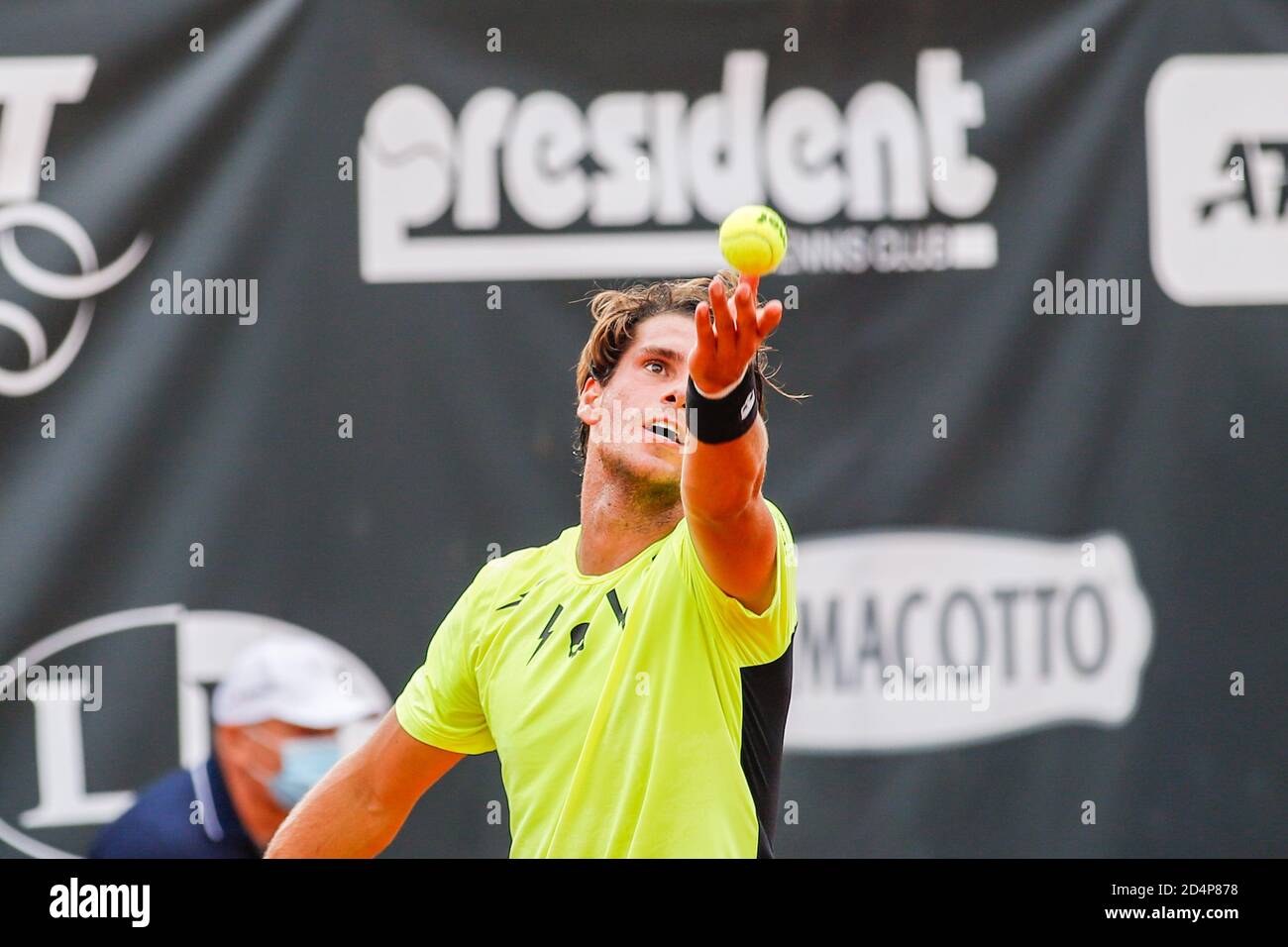 Ilippo Baldi durante l'ATP Challenger 125 - internazionali Emilia Romagna, Tennis Internationals, parma, Italy, 09 Oct 2020 Credit: LM/Roberta Corradin Foto Stock