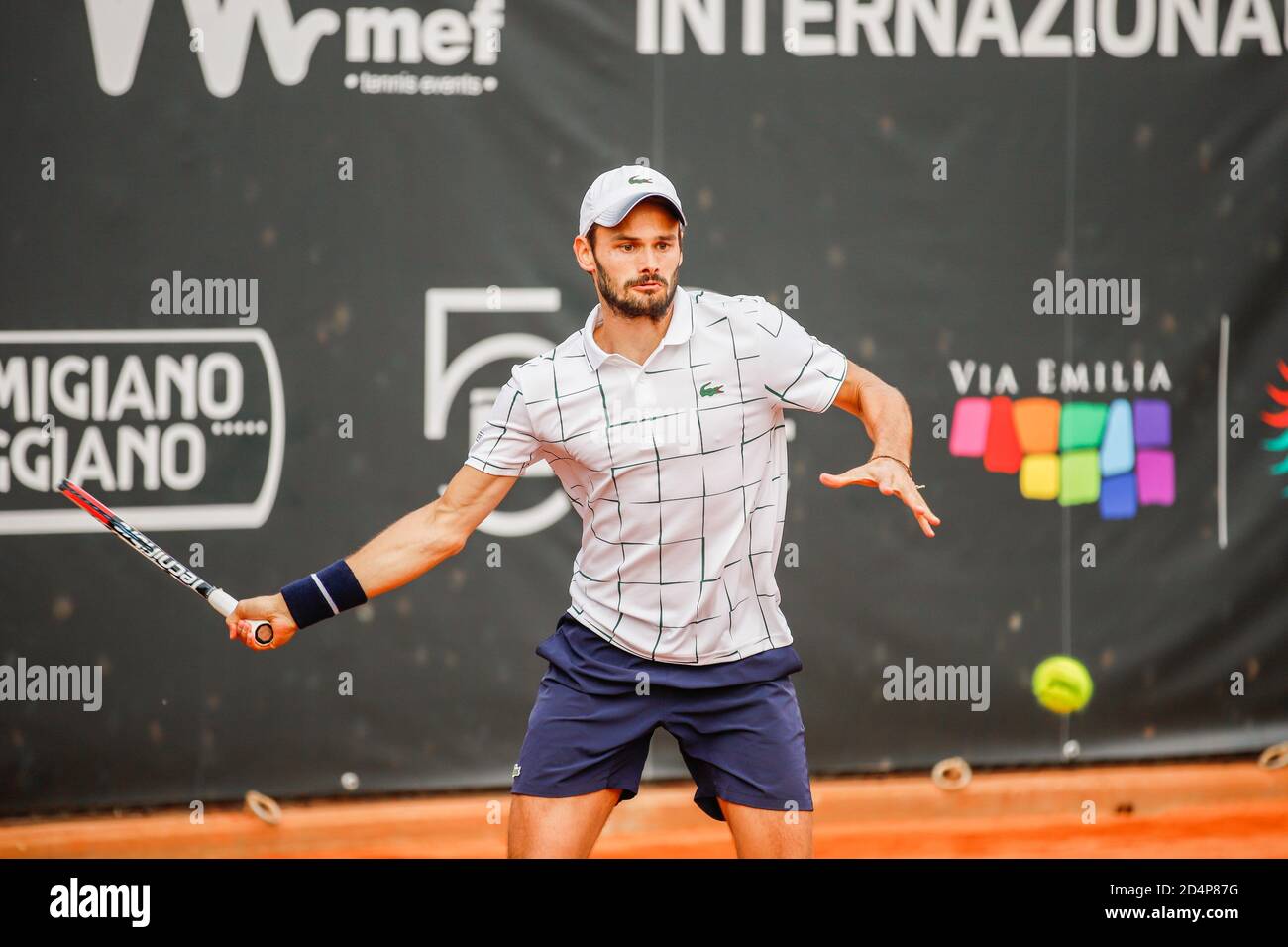 ugo NYS durante l'ATP Challenger 125 - internazionali Emilia Romagna, Tennis Internationals, parma, Italy, 09 Oct 2020 Credit: LM/Roberta Corradin Foto Stock