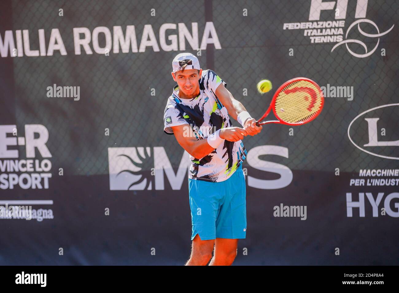 Lexei Popyrin durante l'ATP Challenger 125 - internazionali Emilia Romagna, Tennis internazionali, parma, Italia, 09 Oct 2020 Credit: LM/Roberta Corradin Foto Stock