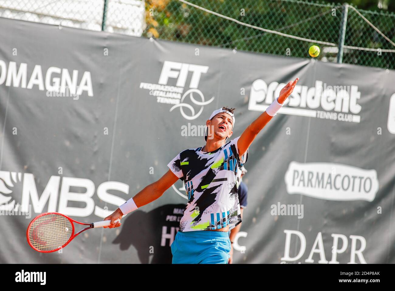 Lexei Popyrin durante l'ATP Challenger 125 - internazionali Emilia Romagna, Tennis internazionali, parma, Italia, 09 Oct 2020 Credit: LM/Roberta Corradin Foto Stock