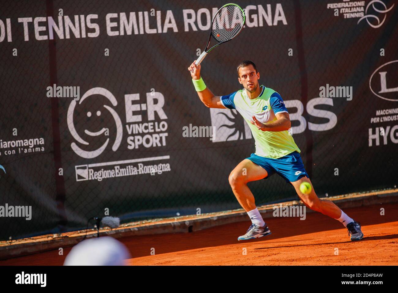Aslo Djere durante l'ATP Challenger 125 - internazionali Emilia Romagna, Tennis Internationals, parma, Italy, 09 Oct 2020 Credit: LM/Roberta Corradin Foto Stock