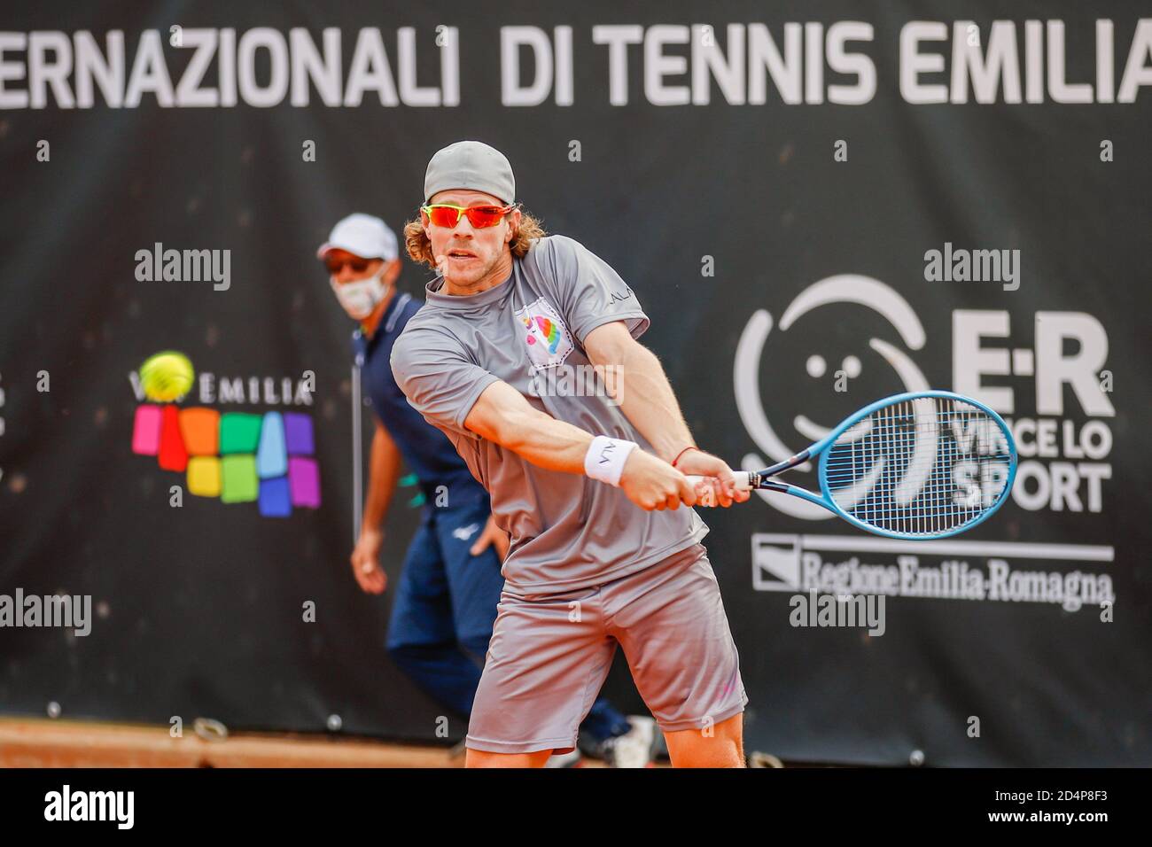 riel Behar durante l'ATP Challenger 125 - internazionali Emilia Romagna, Tennis Internationals, parma, Italy, 09 Oct 2020 Credit: LM/Roberta Corradin Foto Stock