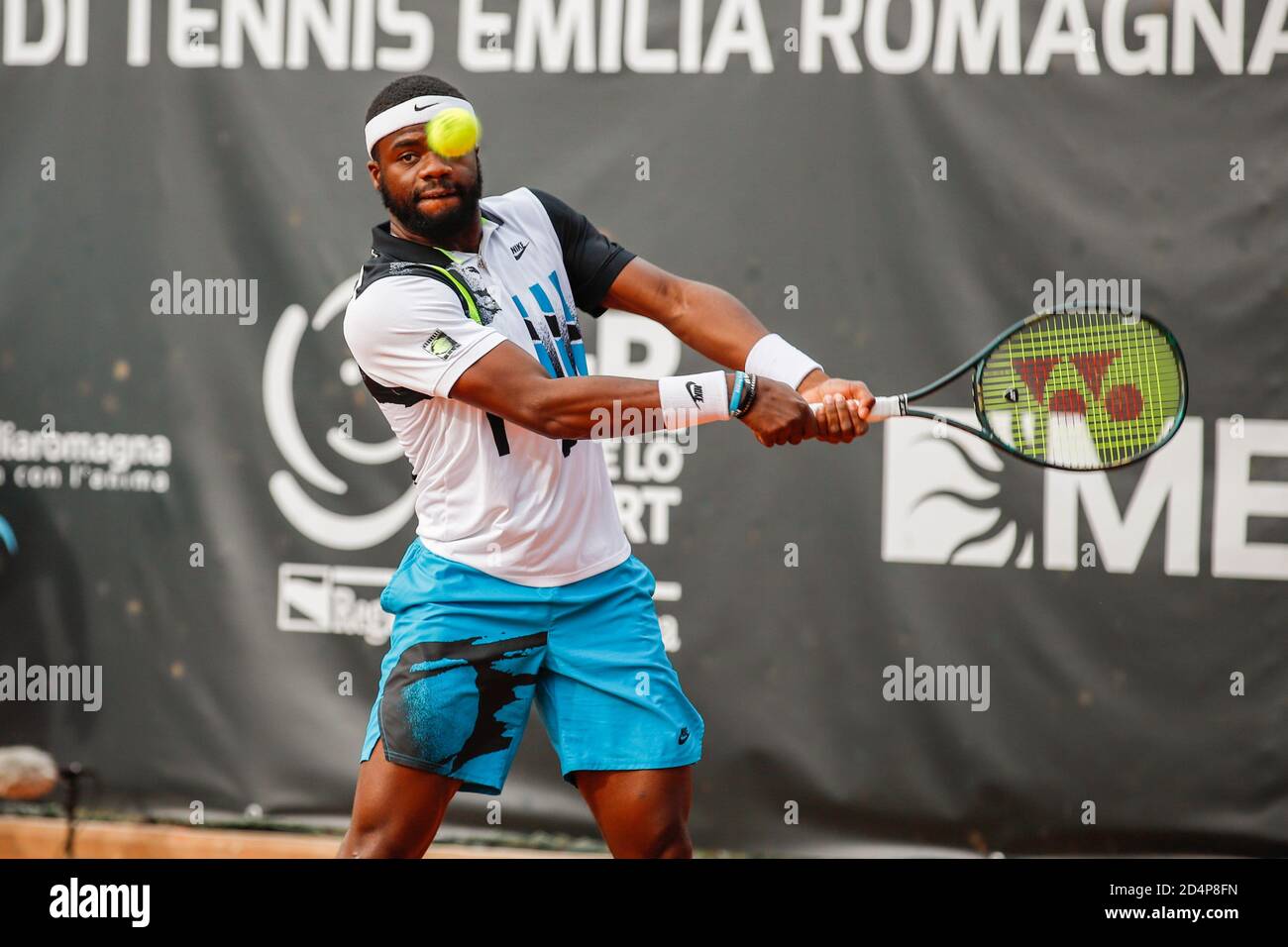 rances Tiafoe durante l'ATP Challenger 125 - internazionali Emilia Romagna, Tennis Internationals, parma, Italy, 09 Oct 2020 Credit: LM/Roberta Corradin Foto Stock