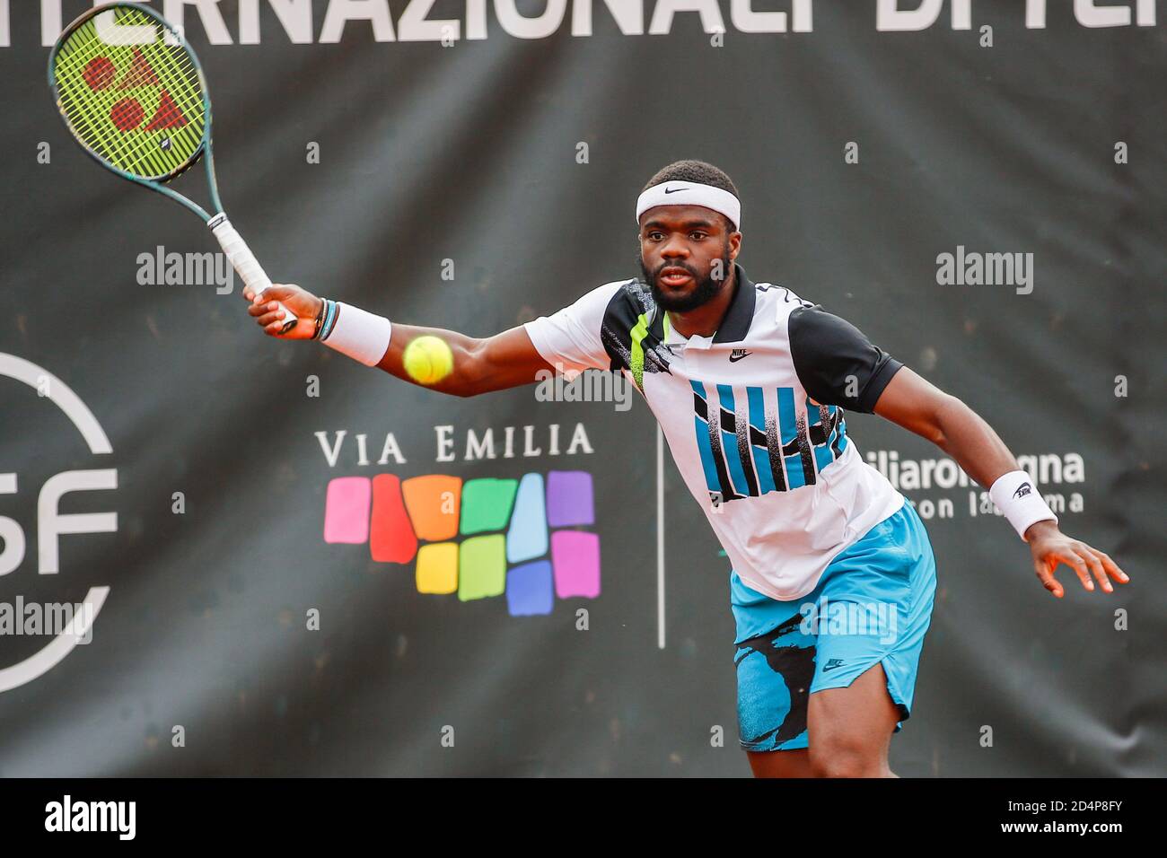 rances Tiafoe durante l'ATP Challenger 125 - internazionali Emilia Romagna, Tennis Internationals, parma, Italy, 09 Oct 2020 Credit: LM/Roberta Corradin Foto Stock