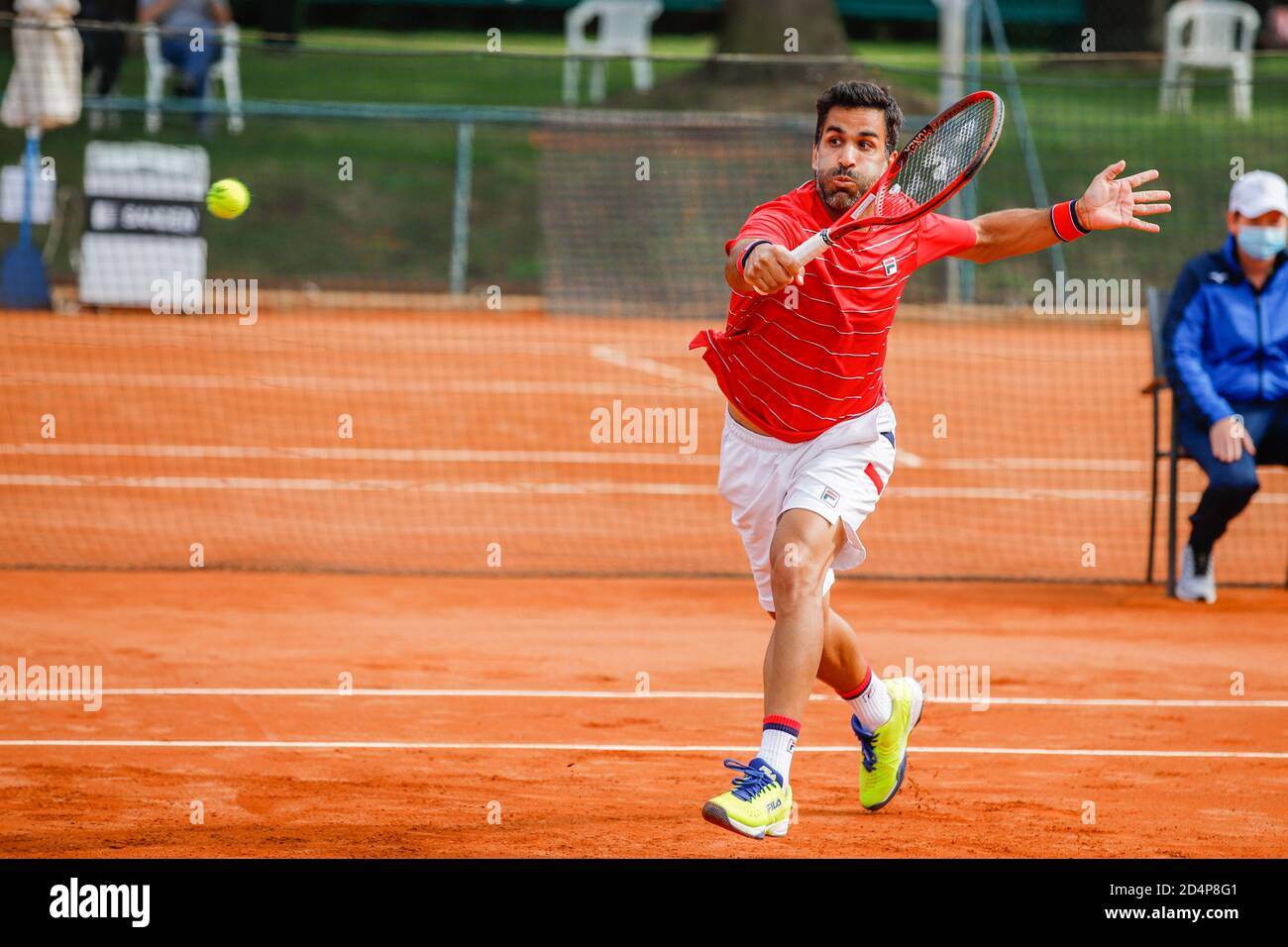 Aximo Gonzalez durante l'ATP Challenger 125 - internazionali Emilia Romagna, Tennis internazionali, parma, Italia, 09 Oct 2020 Credit: LM/Roberta Corradin Foto Stock