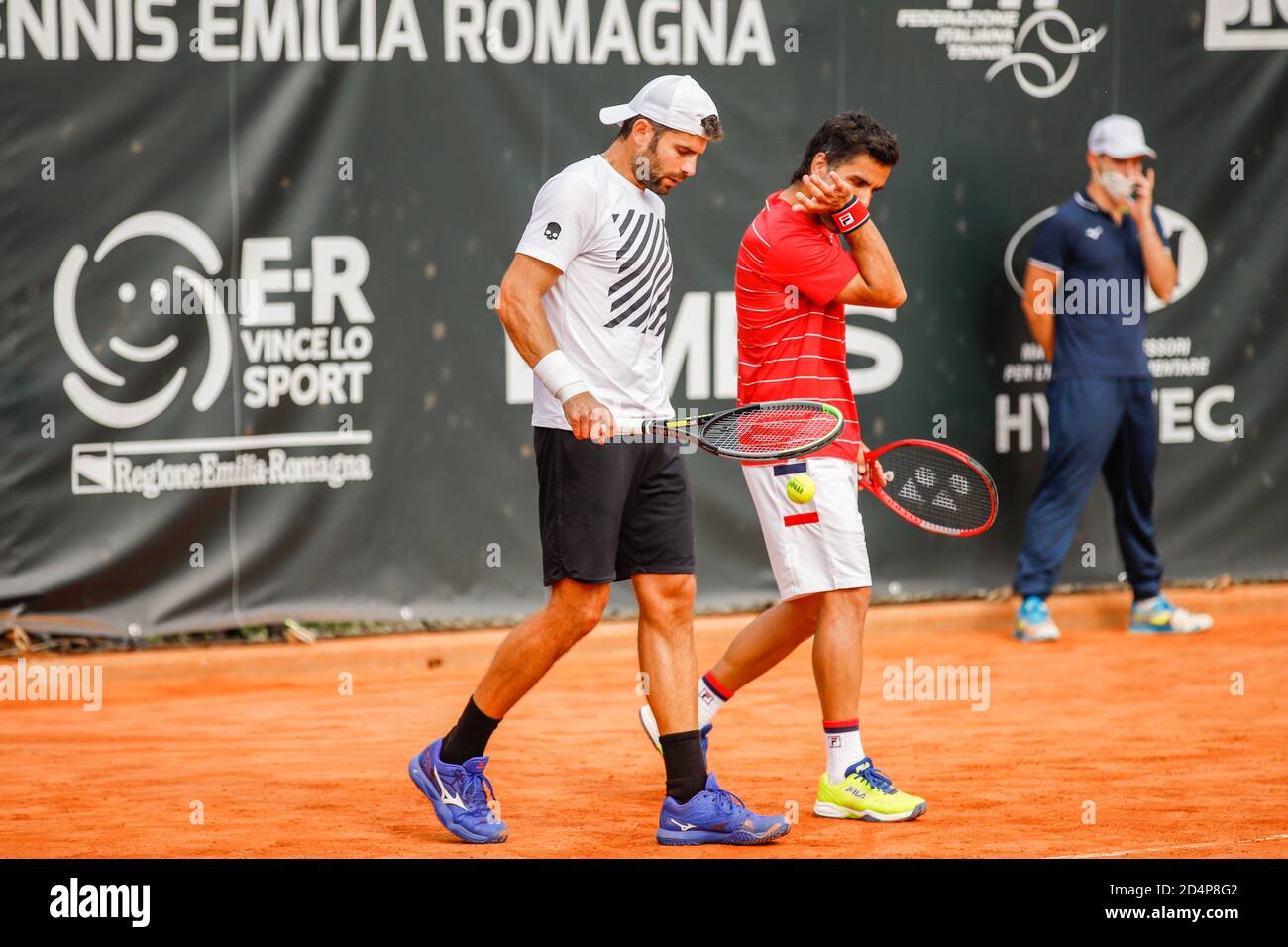 Imone Bolelli - Maximo Gonzalez durante l'ATP Challenger 125 - internazionali Emilia Romagna, Tennis internazionali, parma, Italia, 09 Oct 2020 Credit: LM Foto Stock