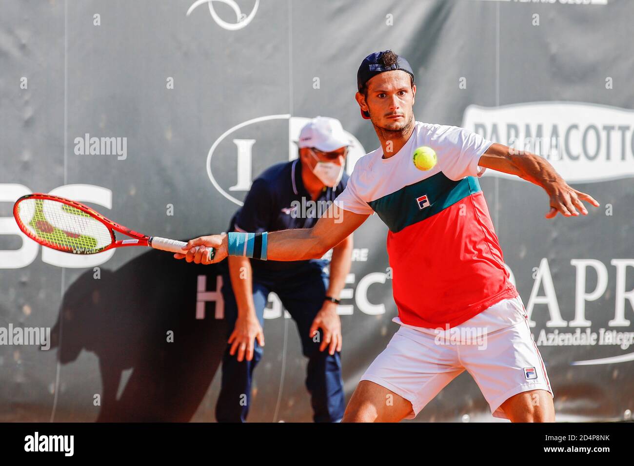 Parma, Italia. parma, Italia, 09 Ott 2020, Juan Pablo Ficovich durante ATP Challenger 125 - internazionali Emilia Romagna - Tennis internazionali - Credit: LM/Roberta Corradin Credit: Roberta Corradin/LPS/ZUMA Wire/Alamy Live News 2020 Foto Stock