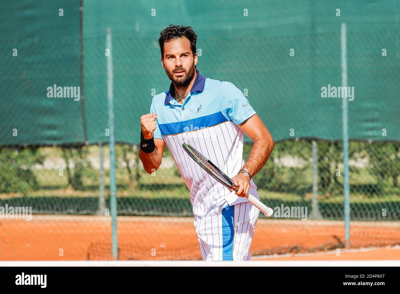 Parma, Italia. parma, Italia, 09 Ott 2020, Salvatore Caruso durante ATP Challenger 125 - internazionali Emilia Romagna - Tennis internazionali - Credit: LM/Roberta Corradin Credit: Roberta Corradin/LPS/ZUMA Wire/Alamy Live News 2020 Foto Stock