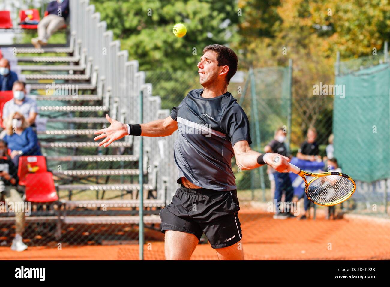 9 Ottobre 2020, Parma, Italia: parma, Italia, , 09 Ott 2020, Federico Delbonis durante l'ATP Challenger 125 - internazionali Emilia Romagna - Tennis internazionali - Credit: LM/Roberta Corradin (Credit Image: © Roberta Corradin/LPS via ZUMA Wire) Foto Stock