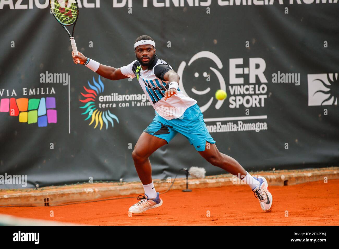 Parma, Italia. parma, Italia, 09 Ott 2020, Frances Tiafoe durante ATP Challenger 125 - internazionali Emilia Romagna - Tennis internazionali - Credit: LM/Roberta Corradin Credit: Roberta Corradin/LPS/ZUMA Wire/Alamy Live News 2020 Foto Stock