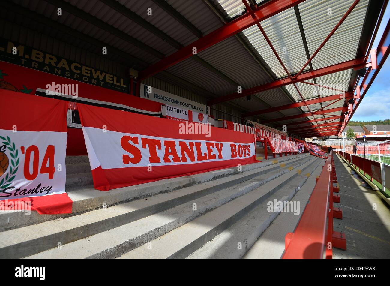 Il Wham Stadium prima della partita della Sky Bet League 1 tra Accrington Stanley e Rochdale al Wham Stadium di Accrington, sabato 10 ottobre 2020. (Credit: Pat Scaasi | MI News) Credit: MI News & Sport /Alamy Live News Foto Stock