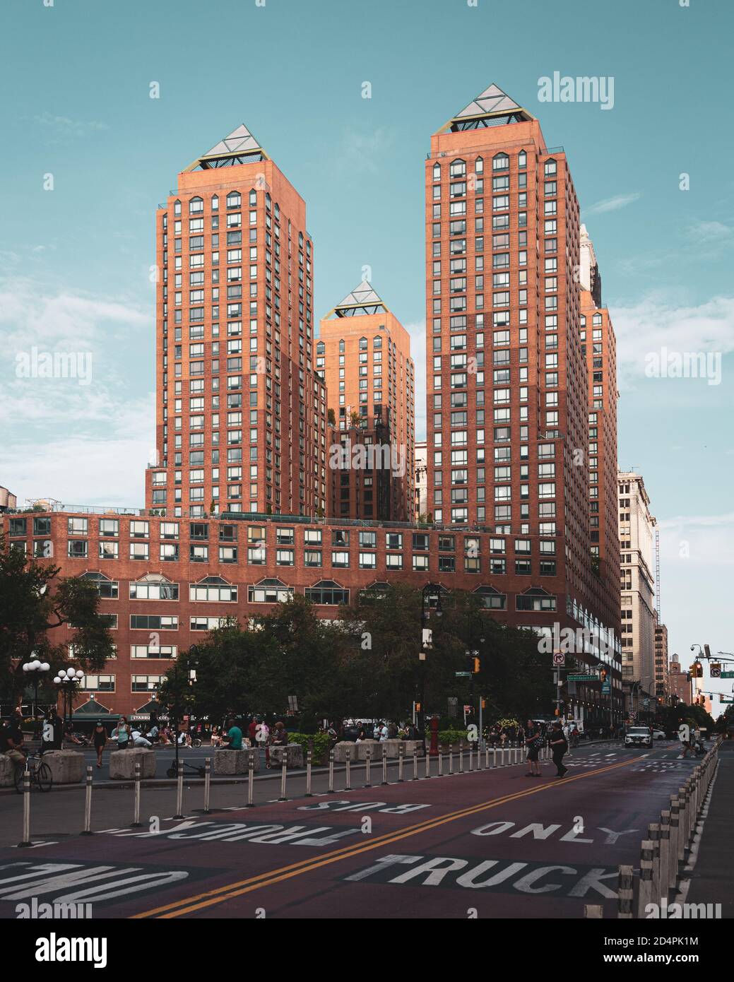 Edifici presso la Union Square a Manhattan, New York City Foto Stock