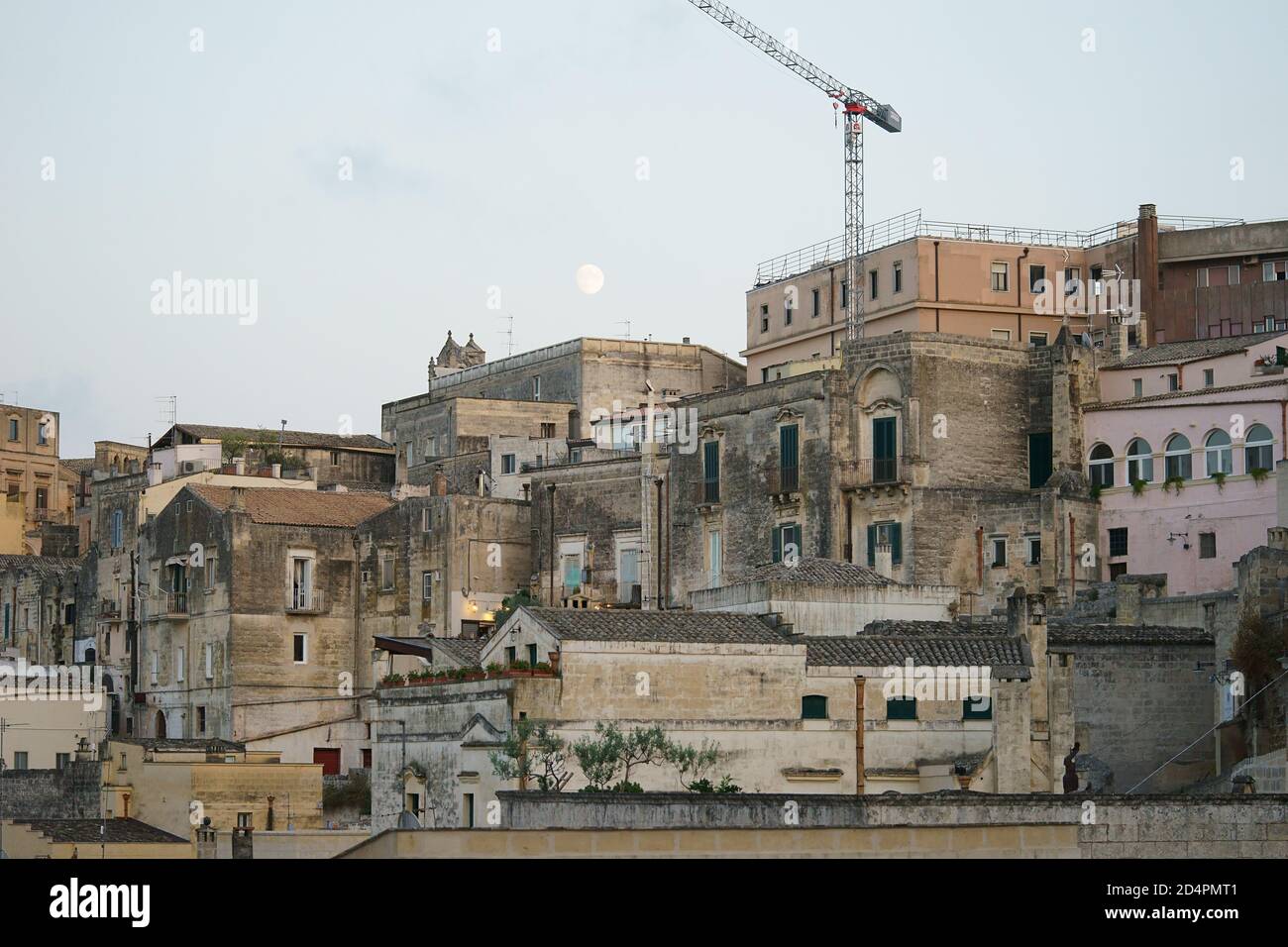 Veduta di Matera, Basilicata, Italia, Europa Foto Stock