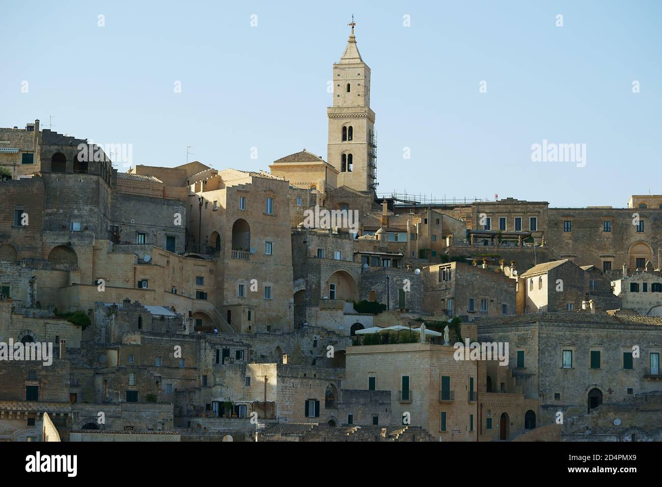 Veduta di Matera, Basilicata, Italia, Europa Foto Stock
