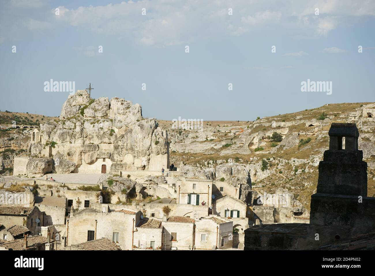 Veduta di Matera, Basilicata, Italia, Europa Foto Stock