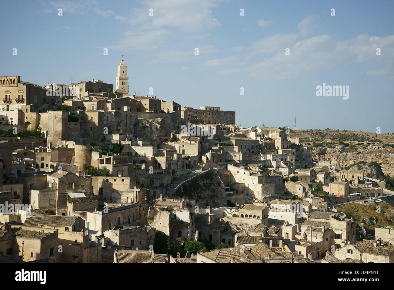Veduta di Matera, Basilicata, Italia, Europa Foto Stock
