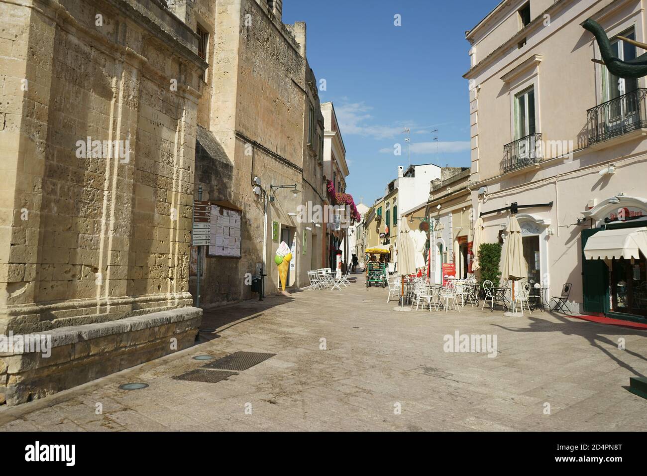 Via Matera, Basilicata, Italia, Europa Foto Stock