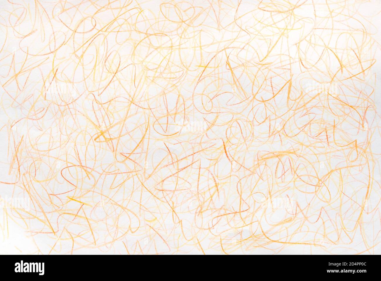 colore arancione pastello pastello pastello sfondo texture su carta bianca Foto Stock