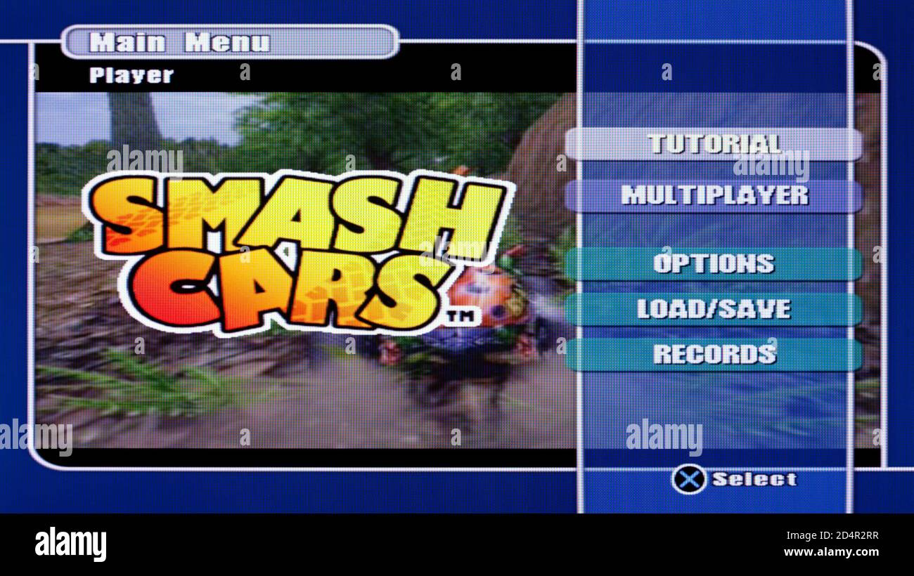 Smash Cars - Sony PlayStation 2 PS2 - uso editoriale solo Foto Stock