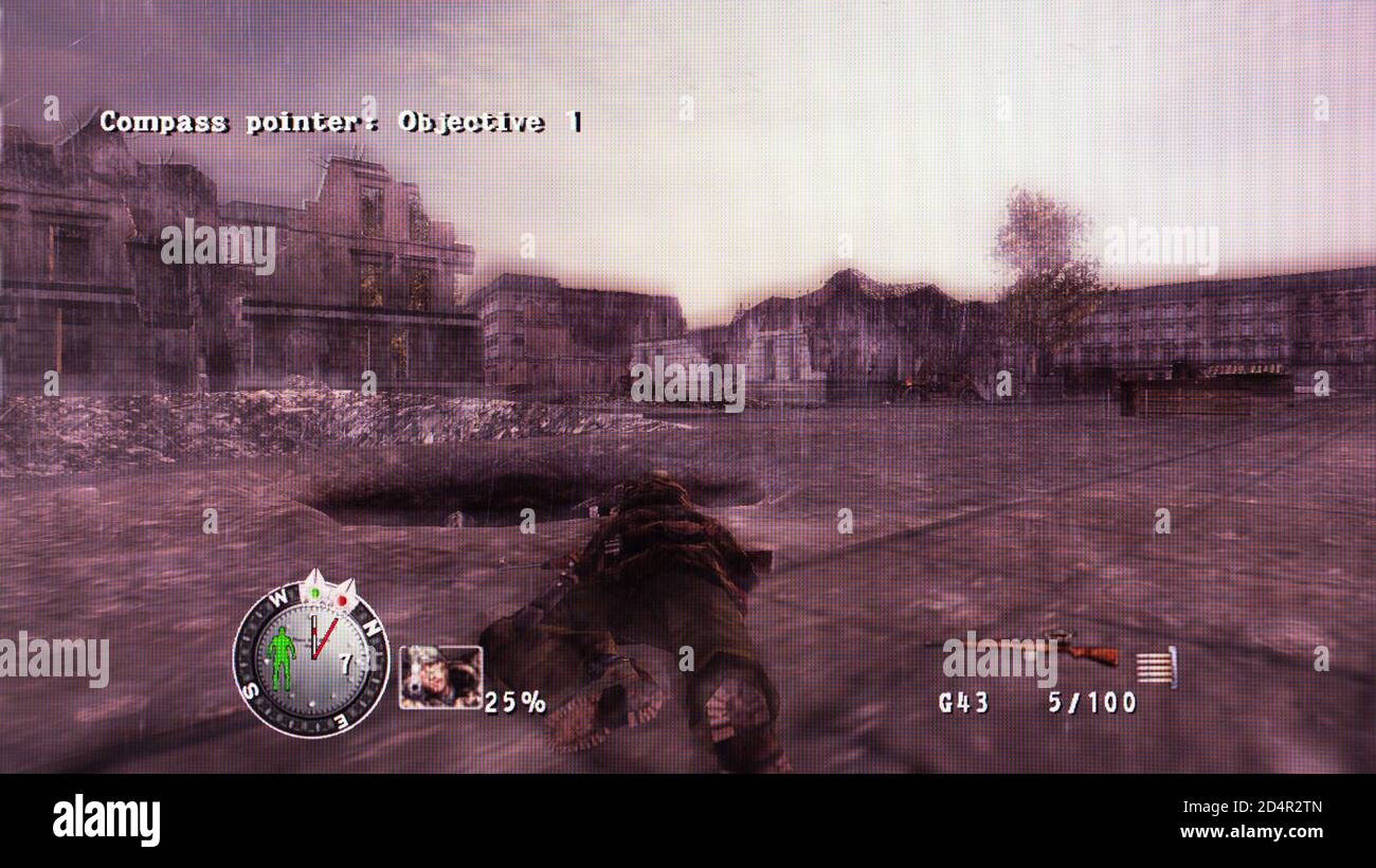 Sniper Elite - Sony PlayStation 2 PS2 - utilizzo editoriale solo Foto Stock