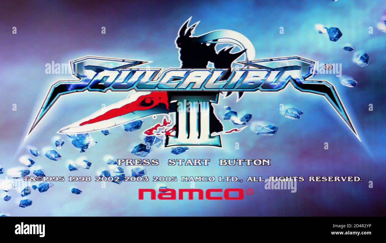 Soul Calibur III - Sony PlayStation 2 PS2 - Editoriale utilizzare solo Foto Stock